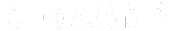 White MediaAMP Logo